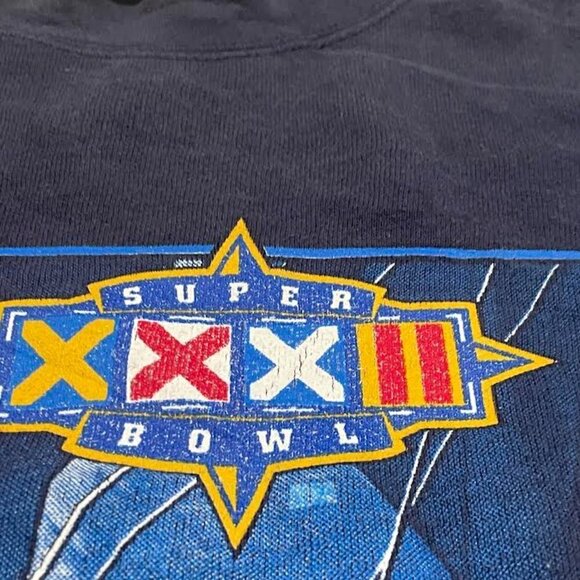 Vintage Denver Broncos Super Bowl XXXII NFL Football Crewneck Sweatshirt - Picture 3 of 5
